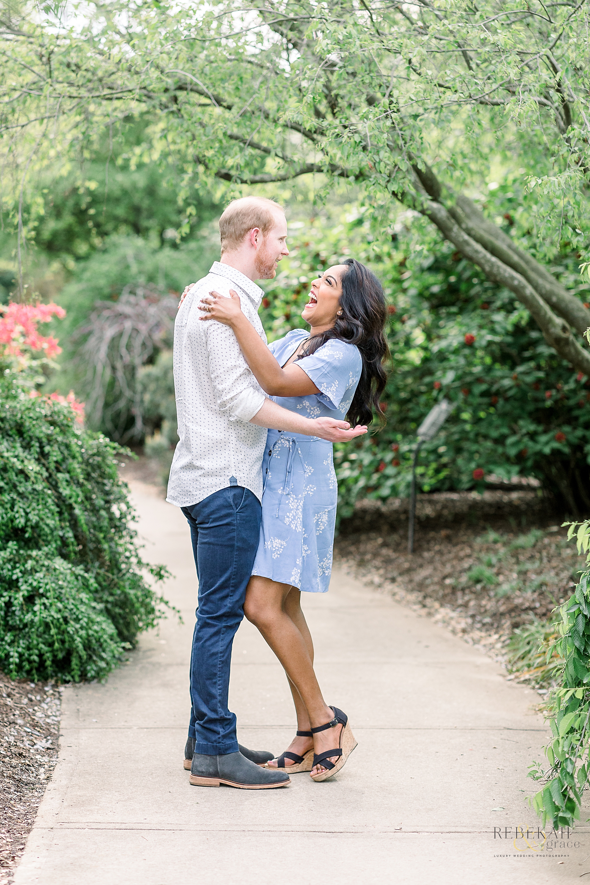 JC Raulston Arboretum engagement photography. Raleigh engagement photography. Downtown Raleigh North Carolina. 