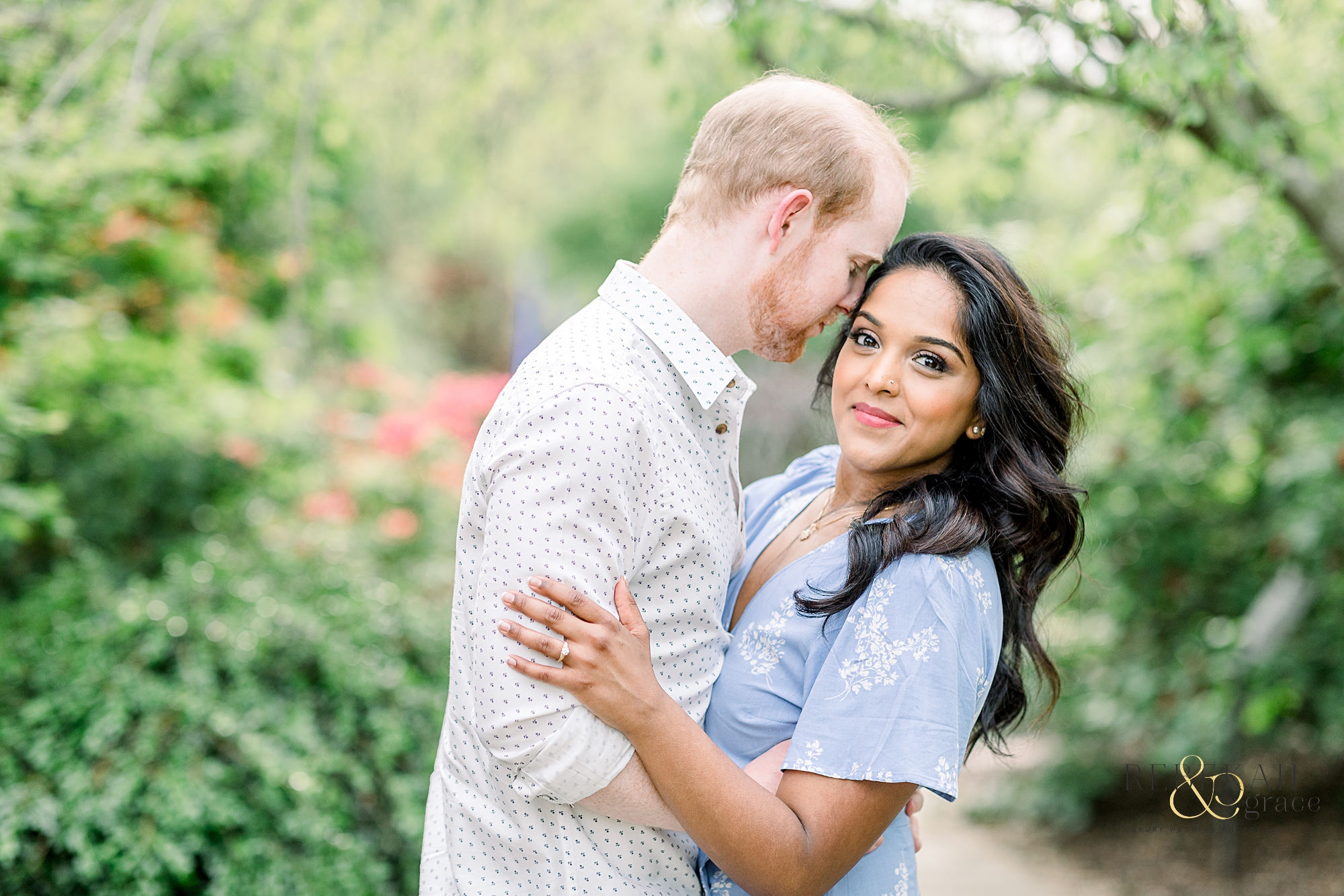 JC Raulston Arboretum engagement photography. Raleigh engagement photography. Downtown Raleigh North Carolina. 